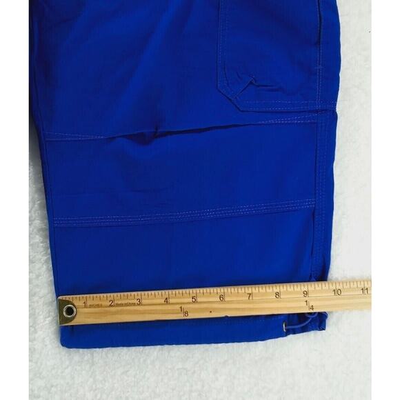 NWT MagcoMsen Cargo Long Shorts Men Size 32 Royal Blue Streetwear Gorpcore Beach - Picture 5 of 10